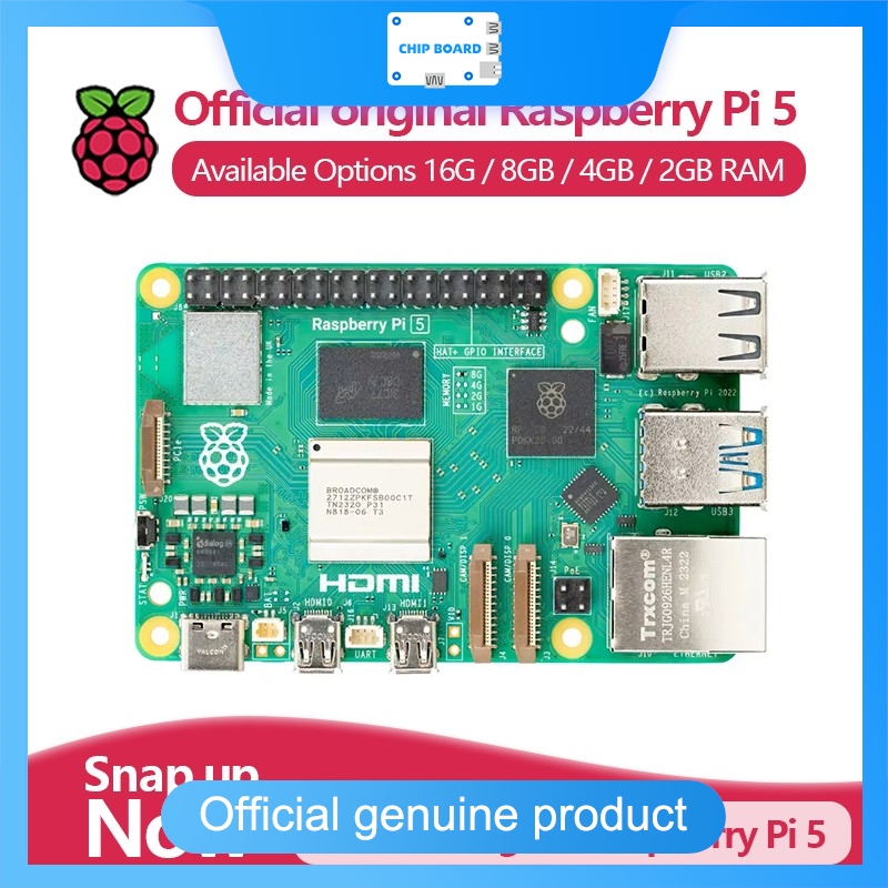 Raspberry Pi 5 8Gb Kit - Computadora oficial de placa única Raspberry