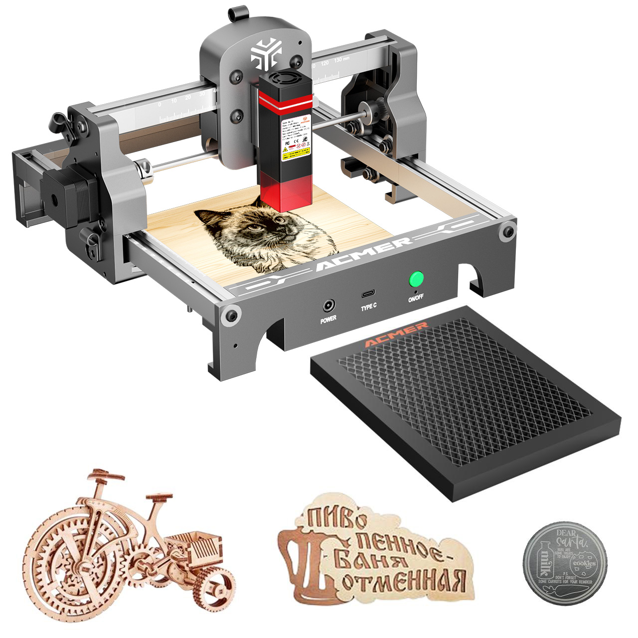 Mini Laser Engraver Cnc Router - Mini Grabador Láser Portátil ACMER, Máquina
