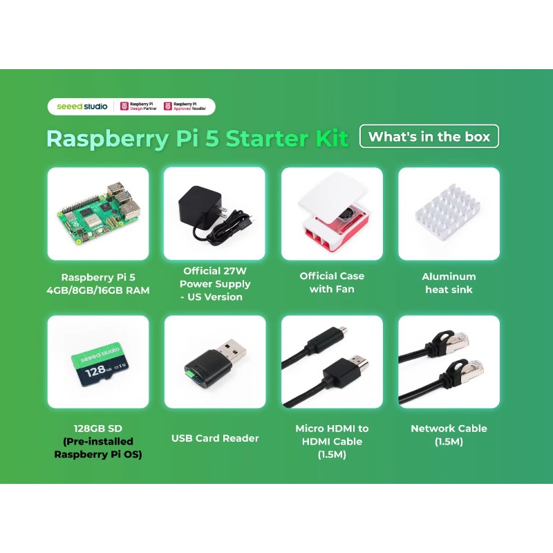 Kit de inicio 5: 4 GB/8 GB/16  - Raspberry Pi 5 8Gb Kit reseña y precio