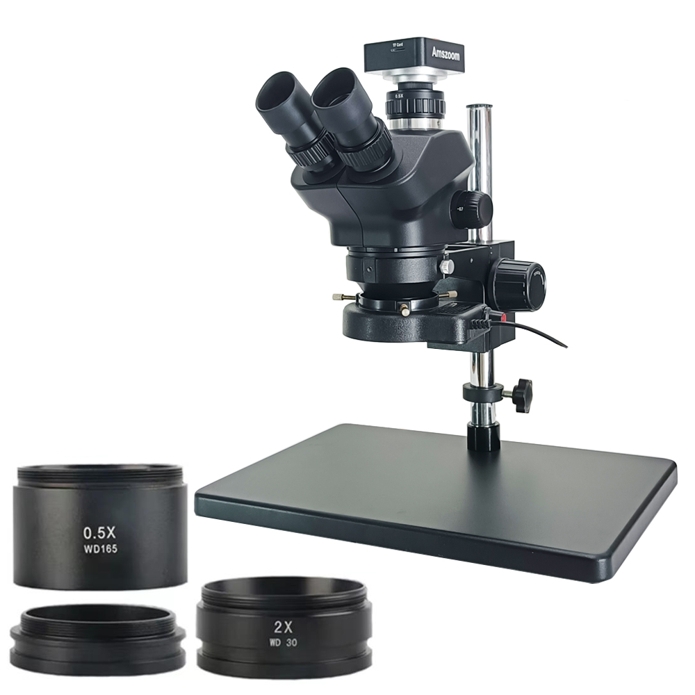 Microscopio Estéreo Trinocular - Stereo Trinocular Microscope Pcb reseña y precio