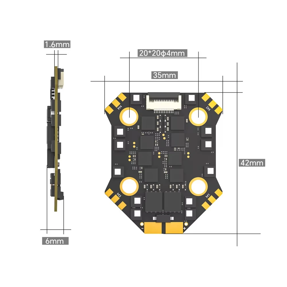 Controlador de vuelo iFlight B - Fpv Flight Controller F7 Stack 60A reseña y precio