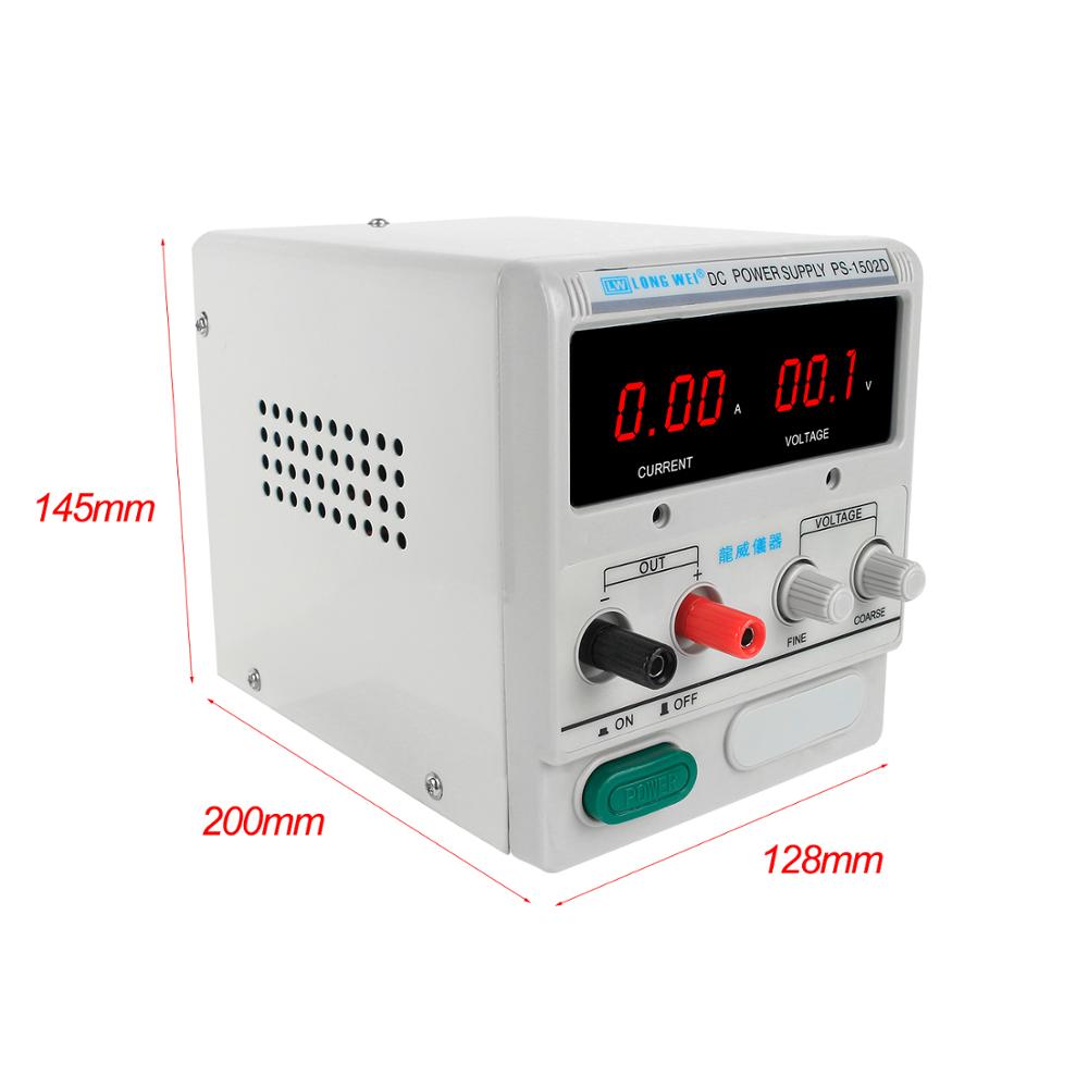 LW PS-1502D 1503D PS-1505D 15V - Linear Lab Power Supply Adjustable reseña y precio